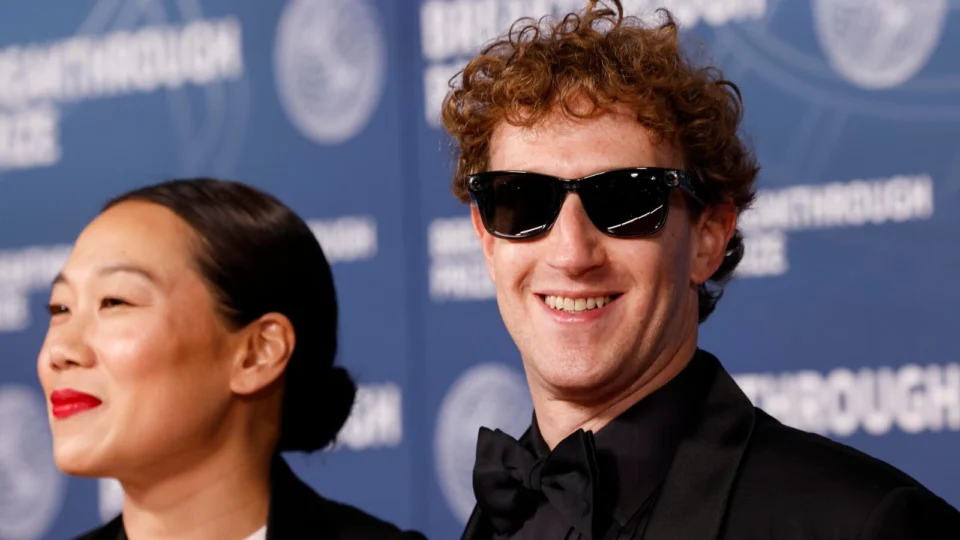 Mark Zuckerberg ao lado da esposa, Priscilla Chan: propriedades na Flórida.