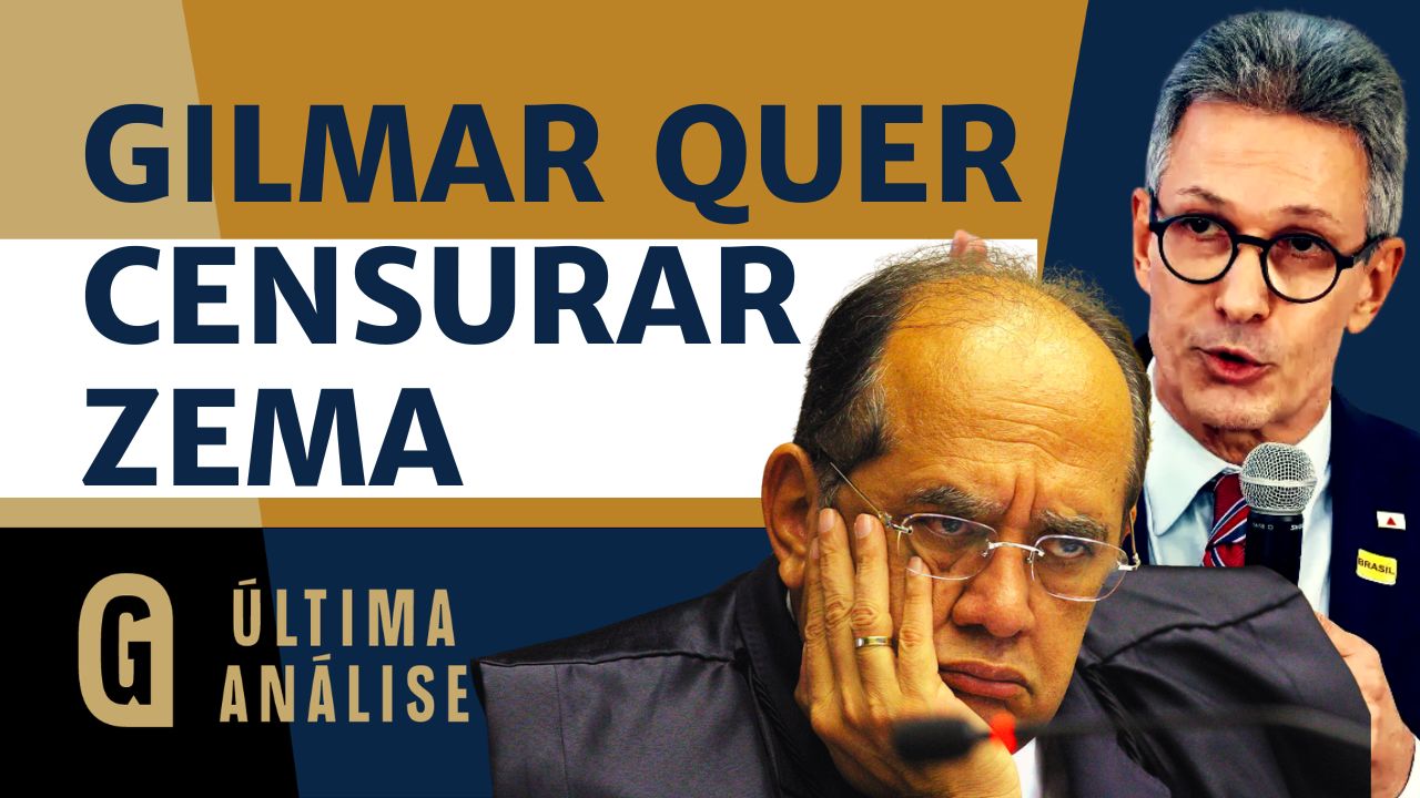 Programa Última Análise desta segunda-feira (20) fala a respeito de censura de GIlmar Mendes sobre o pré-candidato Romeu Zema (Novo-MG).
