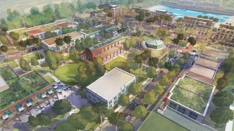 Arquitetos brasileiros reinventam “cidade do interior” – em condomínio fechado