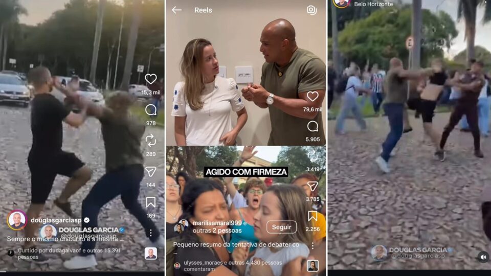 Tentativa de debate em universidade pública termina em agressão e gritos de “recua, fascista”