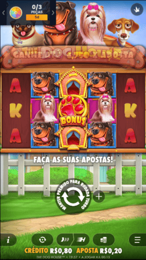 Tela inicial do The Dog House na Stake
