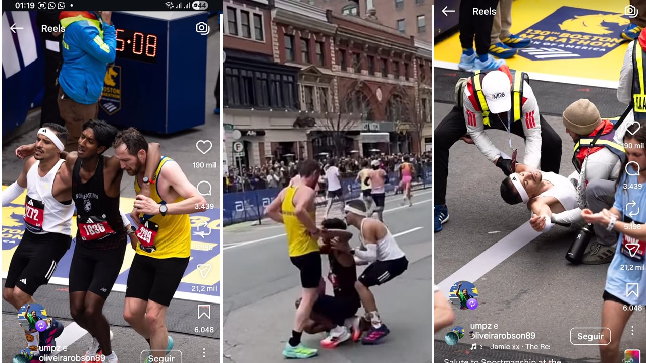 Robson Oliveira se tornou mundialmente conhecido por seu gesto de generosidade durante a Maratona de Boston, e afirmou que seu objetivo é dar exemplo aos filhos.