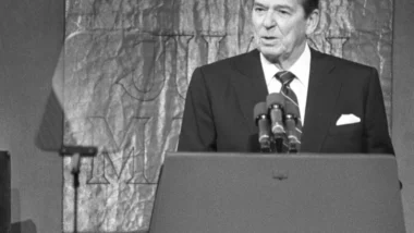 Ronald Reagan, em 1985, em foto de arquivo