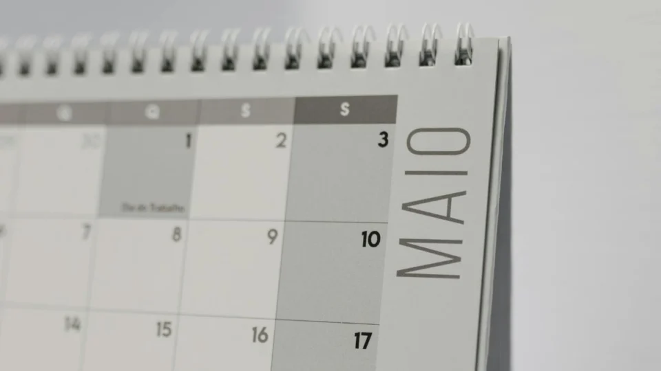Calendário dos feriados e datas comemorativas de Maio 2026.