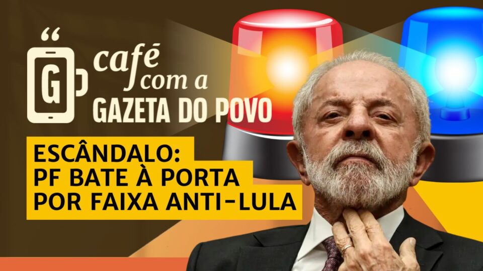 PF pede retirada de faixa “ladrão” antes de evento com Lula