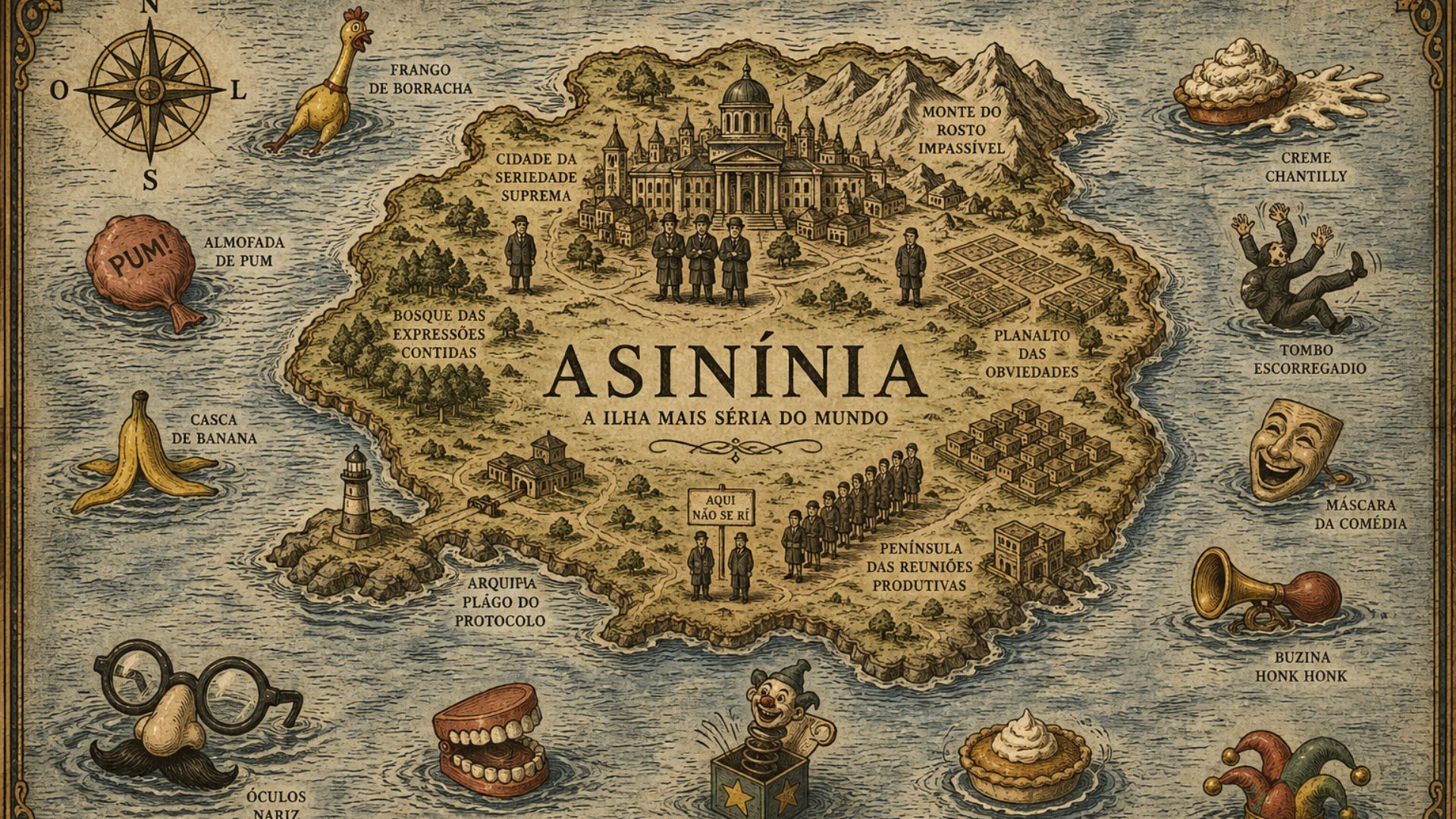 Todos os caminhos da mediocridade levam a Asinínia.