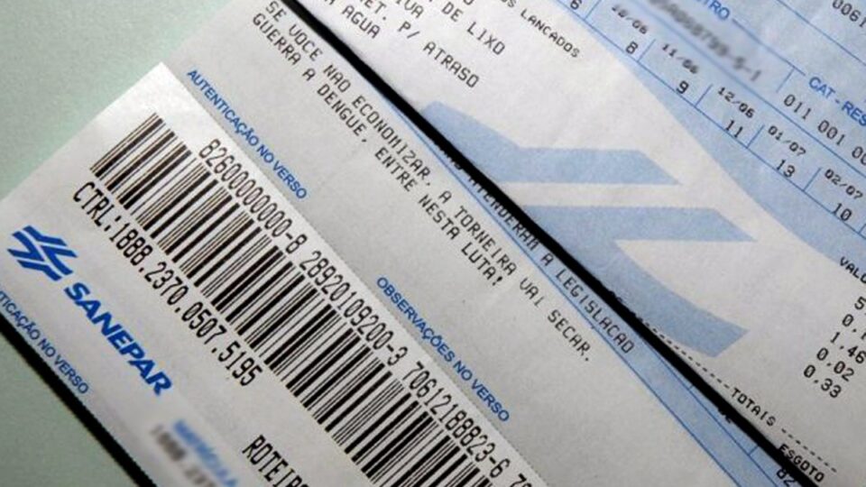 Sanepar vai reduzir conta de água após acatar decisão de agência reguladora