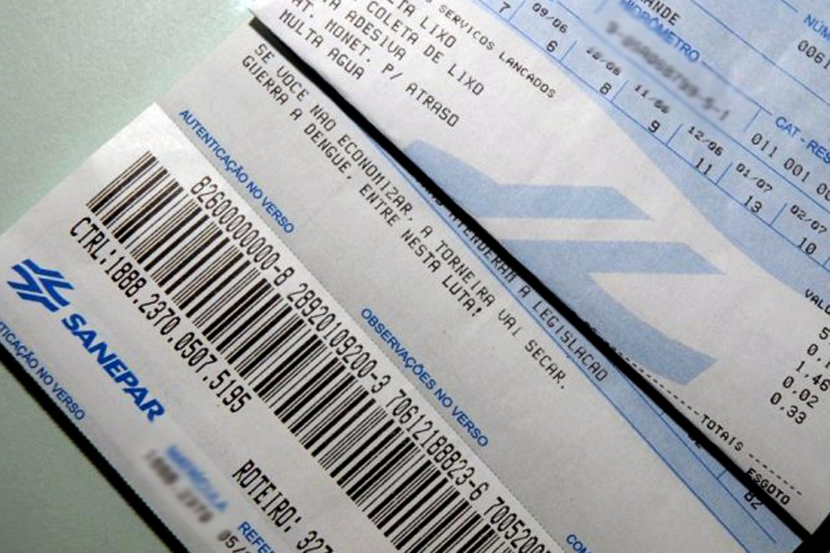 Sanepar vai reduzir conta de água após acatar decisão de agência reguladora