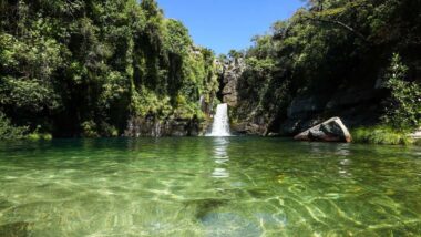 Cachoeira na Chapada dos Veadeiros