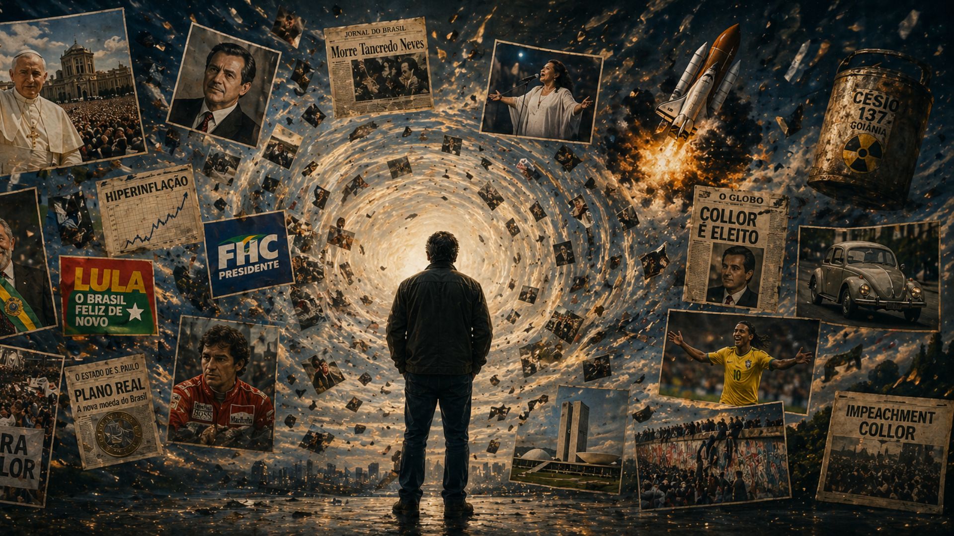 Às vezes a história me dá vertigem. Com você também é assm?