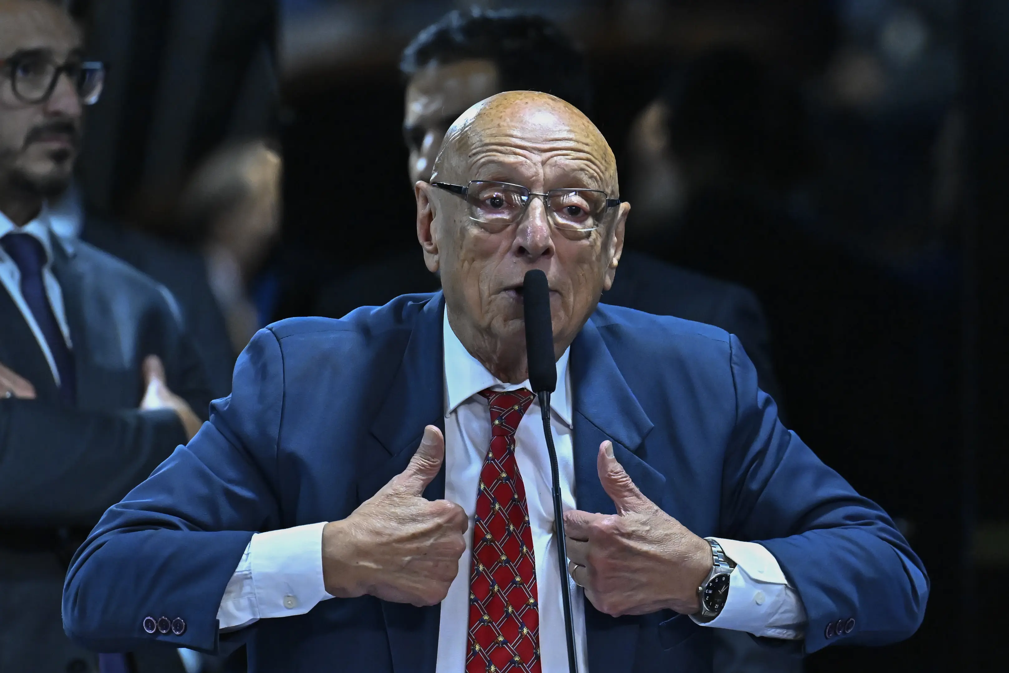 Esperidião Amin relatou dosimetria na CCJ do Senado.