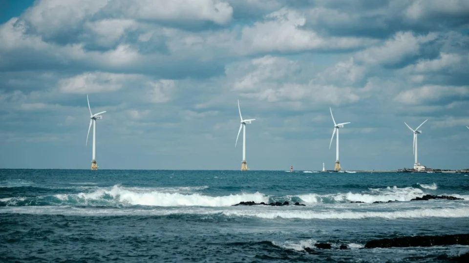 Turbinas de energia eólica offshore na Coreia do Sul