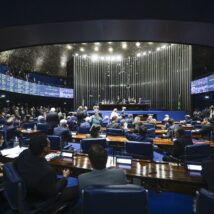 Plenário do Senado Federal na votação da indicação de Jorge Messias ao STF