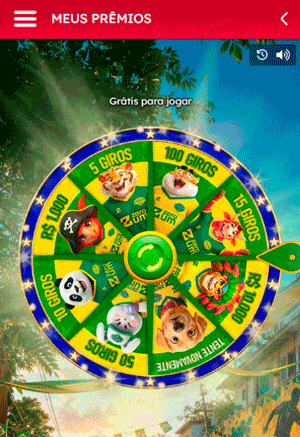 Página da Roleta da ZeroUm, plataforma com depósito mínimo de R$ 5