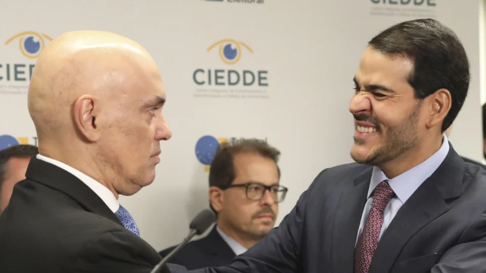 Alexandre de Moraes e Jorge Messias