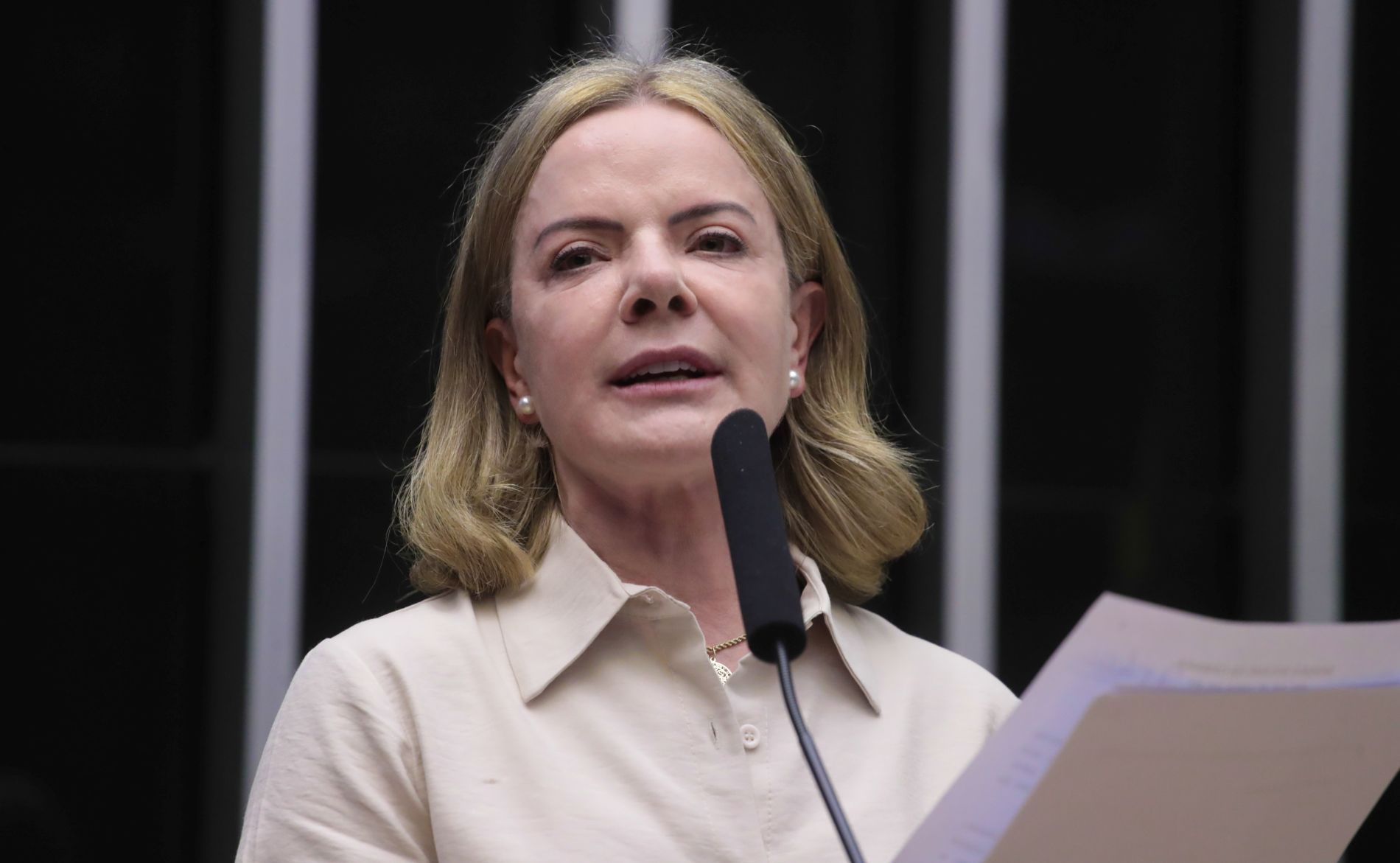 Gleisi critica Alcolumbre e fala em “inimigo dentro de casa”