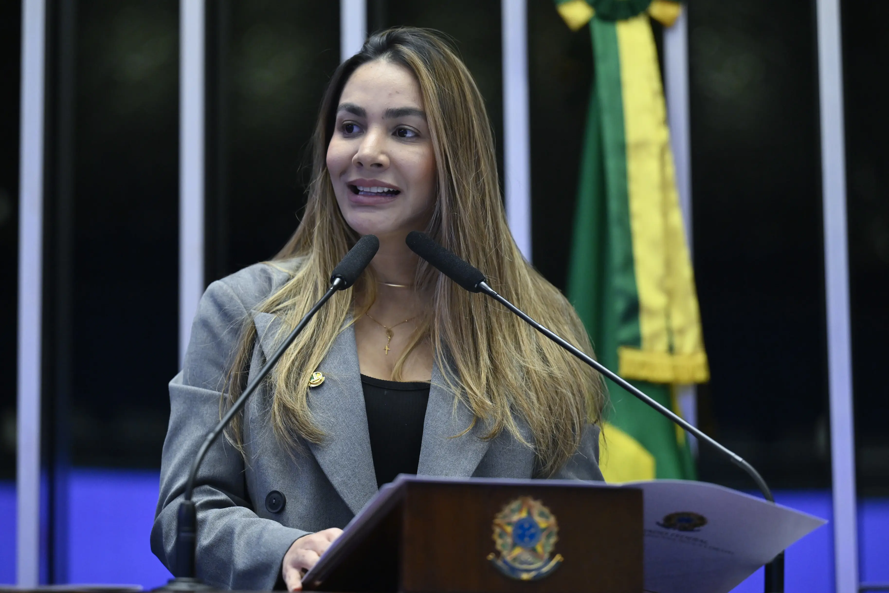 Senadora Ana Paula Lobato (PSB-MA), autora do PL da misoginia.