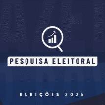 Ilustração feita pela Gazeta do Povo sobre pesquisa eleitoral nas Eleições 2026