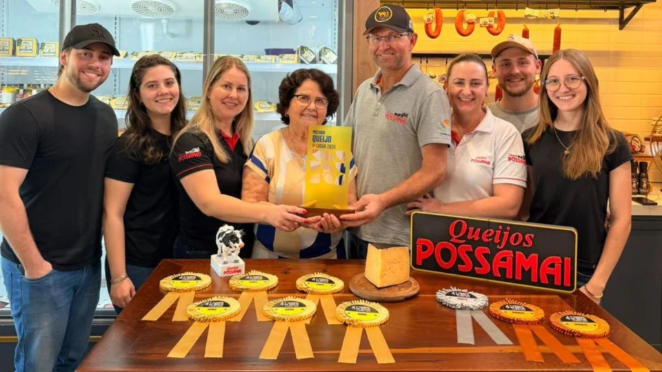 Queijos Possamai conquistou medalhas com outros nove tipos de queijos.