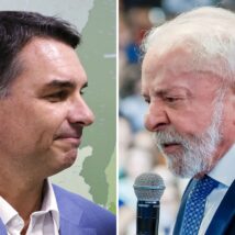 Flávio Bolsonaro e Lula