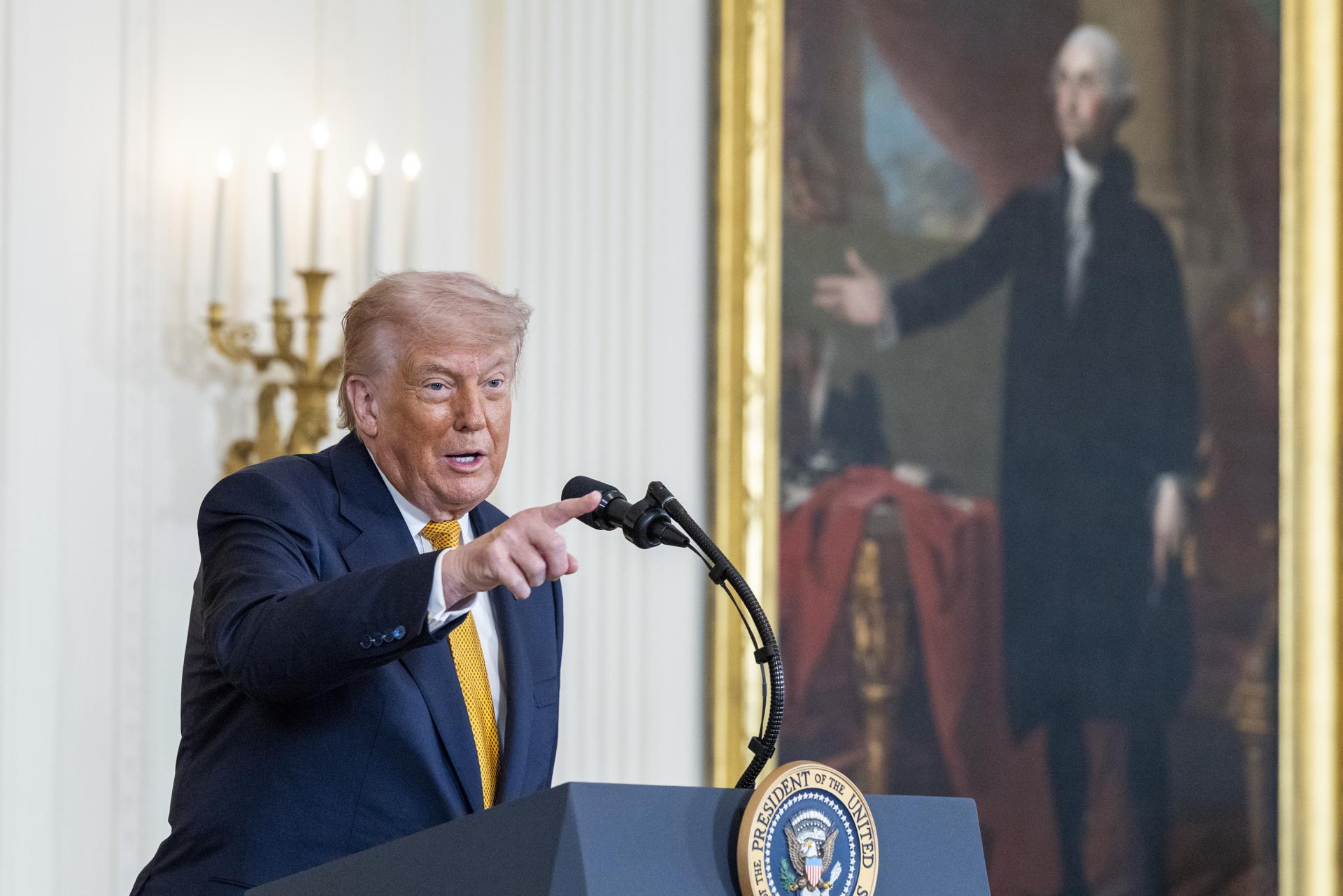 O presidente dos EUA, Donald Trump.
