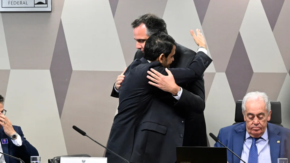 Rodrigo Pacheco na sabatina de Jorge Messias ao STF