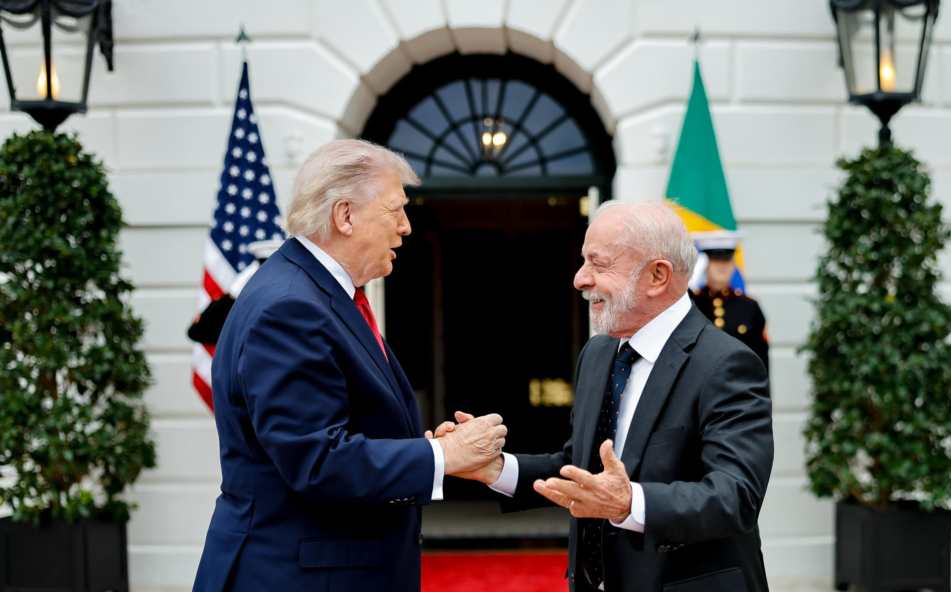 Trump volta a elogiar Lula após reunião na Casa Branca
