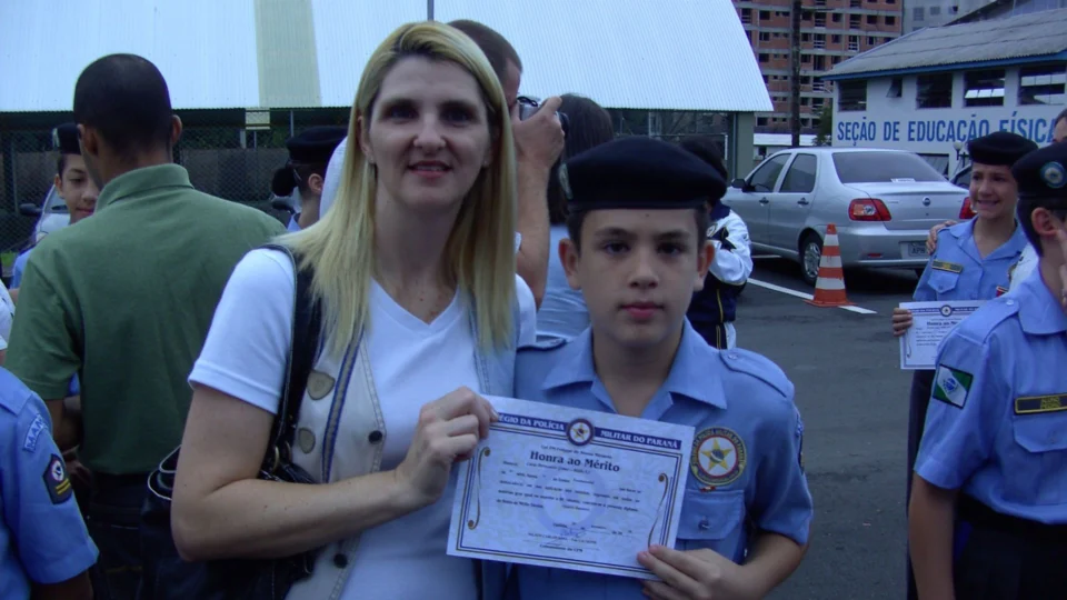 Lucas Pertusati ainda jovem, antes de conquistar universidades nos EUA e criar uma das maiores startups de intercâmbio do país.