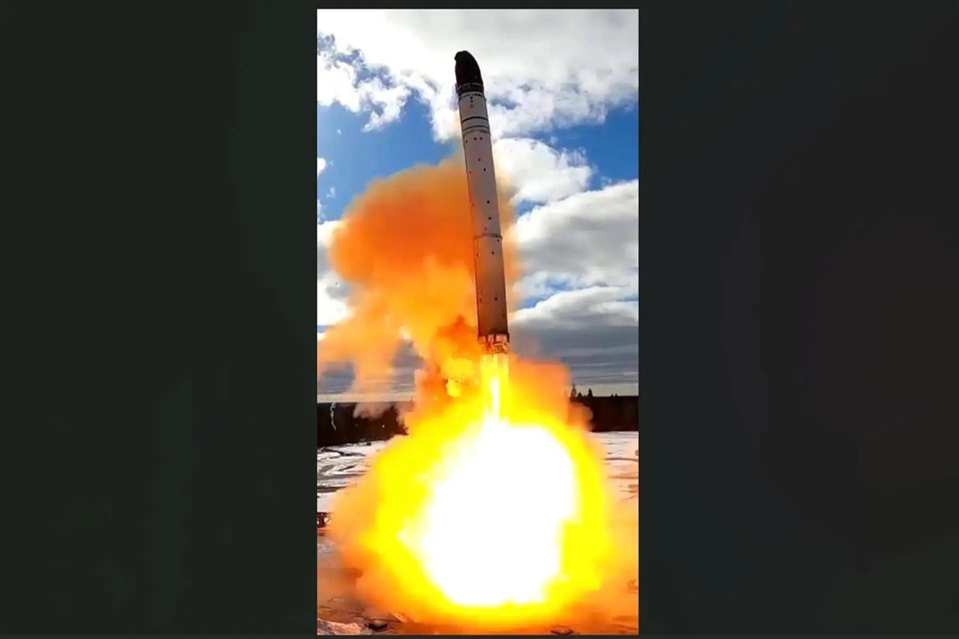 míssil satanás rússia teste