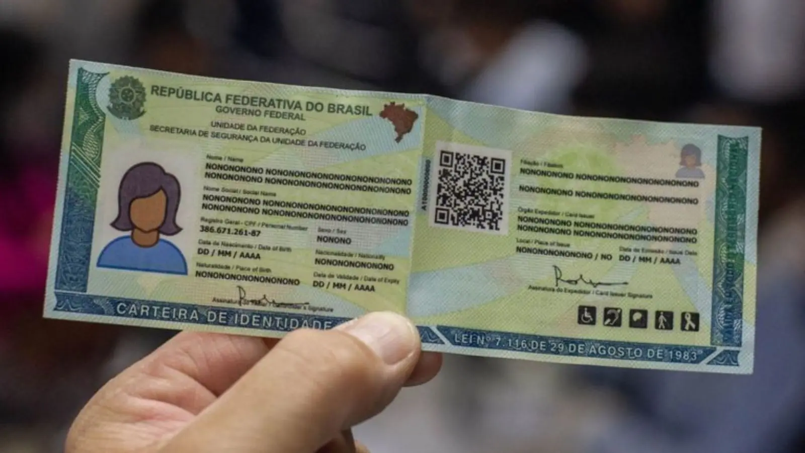 CIN, nova carteira de identidade do Brasil.