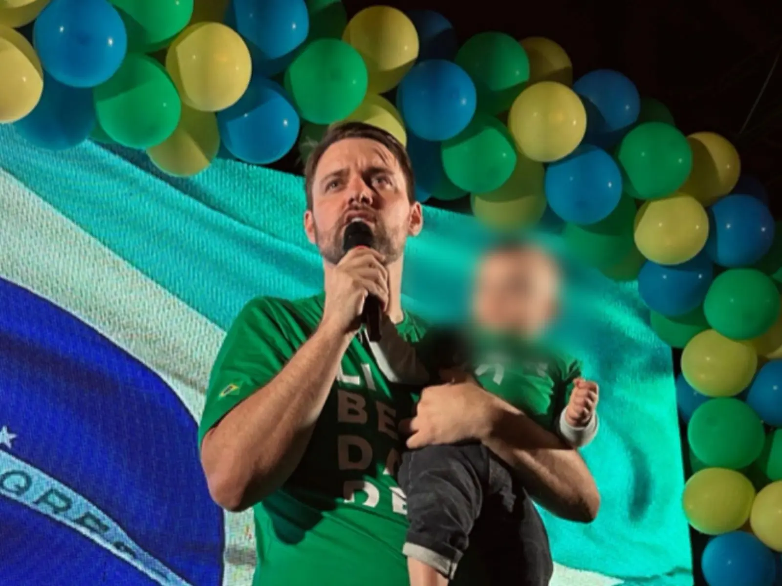 Bismark Fugazza durante lançamento da pré-candidatura a deputado federal por Santa Catarina