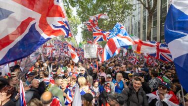 protesto reino unido imigração