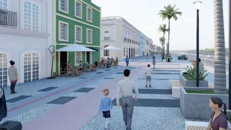 projeto de revitalização da orla de Paranaguá