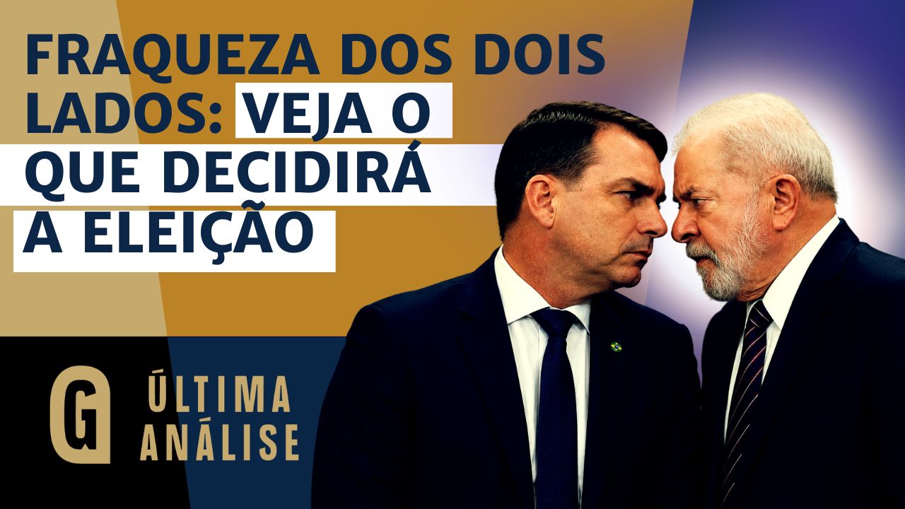 Programa Última Análise desta terça-feira (19) debate a respeito de pesquisa eleitoral e os números de Flávio Bolsonaro e Lula.