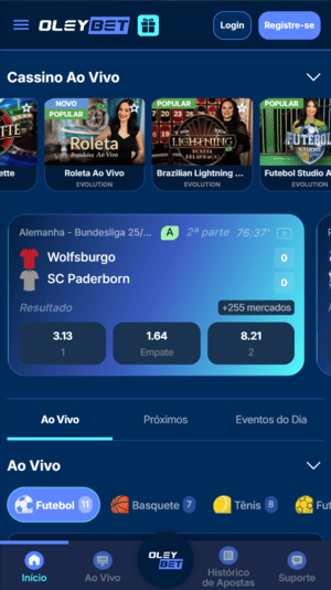 Roleta brasileira disponível na Oleybet
