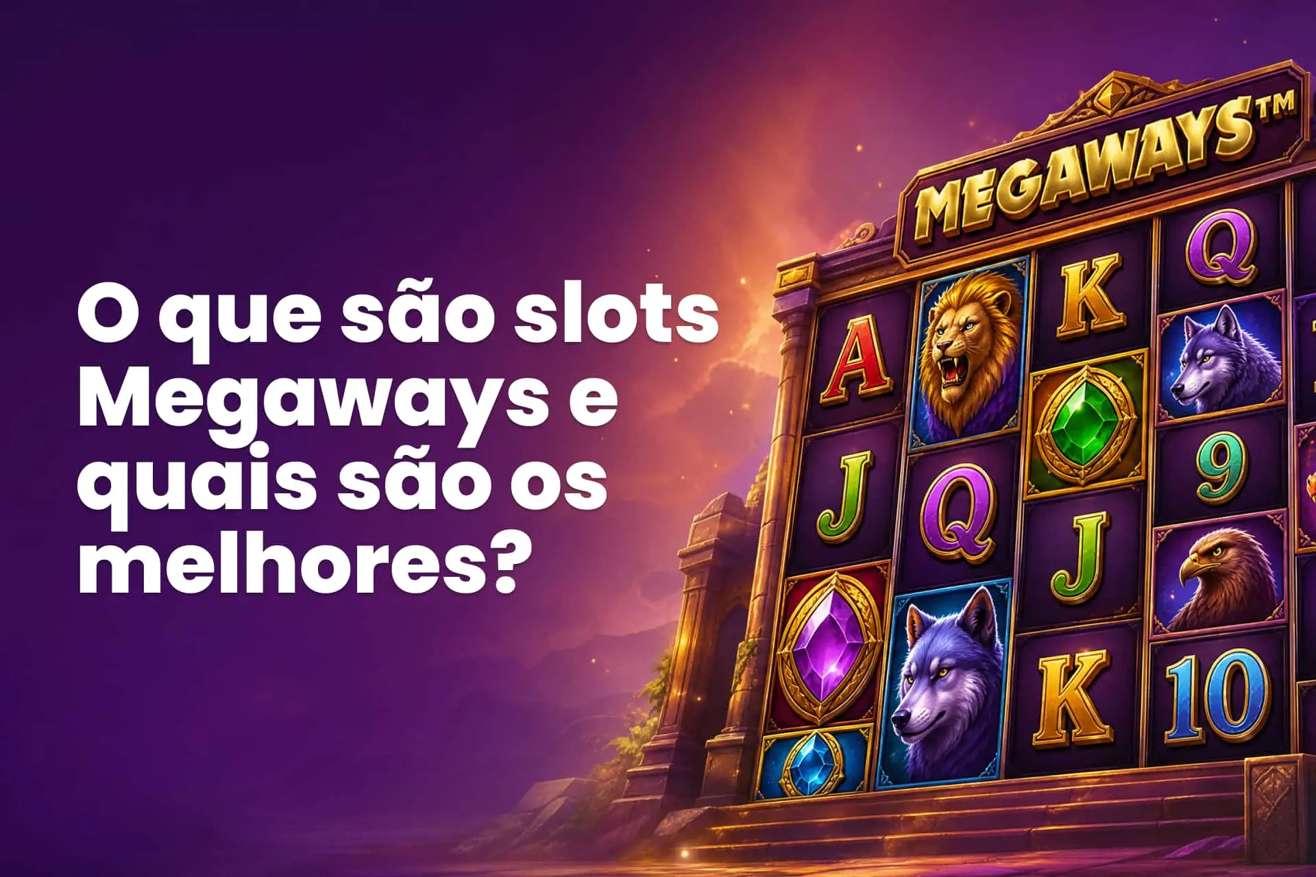 Foto ilustrativa do guia de slots Megaways com cassinos onde jogar