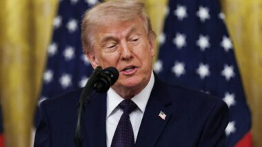 O presidente dos Estados Unidos, Donald Trump, falou que o Irã “nunca terá uma arma nuclear”. Imagem referente a matéria