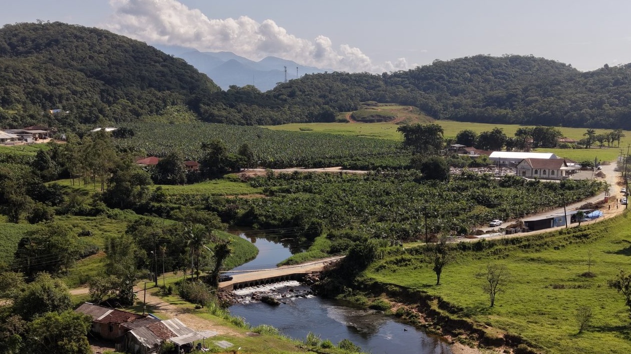 Nova ligação entre Garuva e Joinville terá mais de sete quilômetros de pavimentação, ponte e ciclovia.