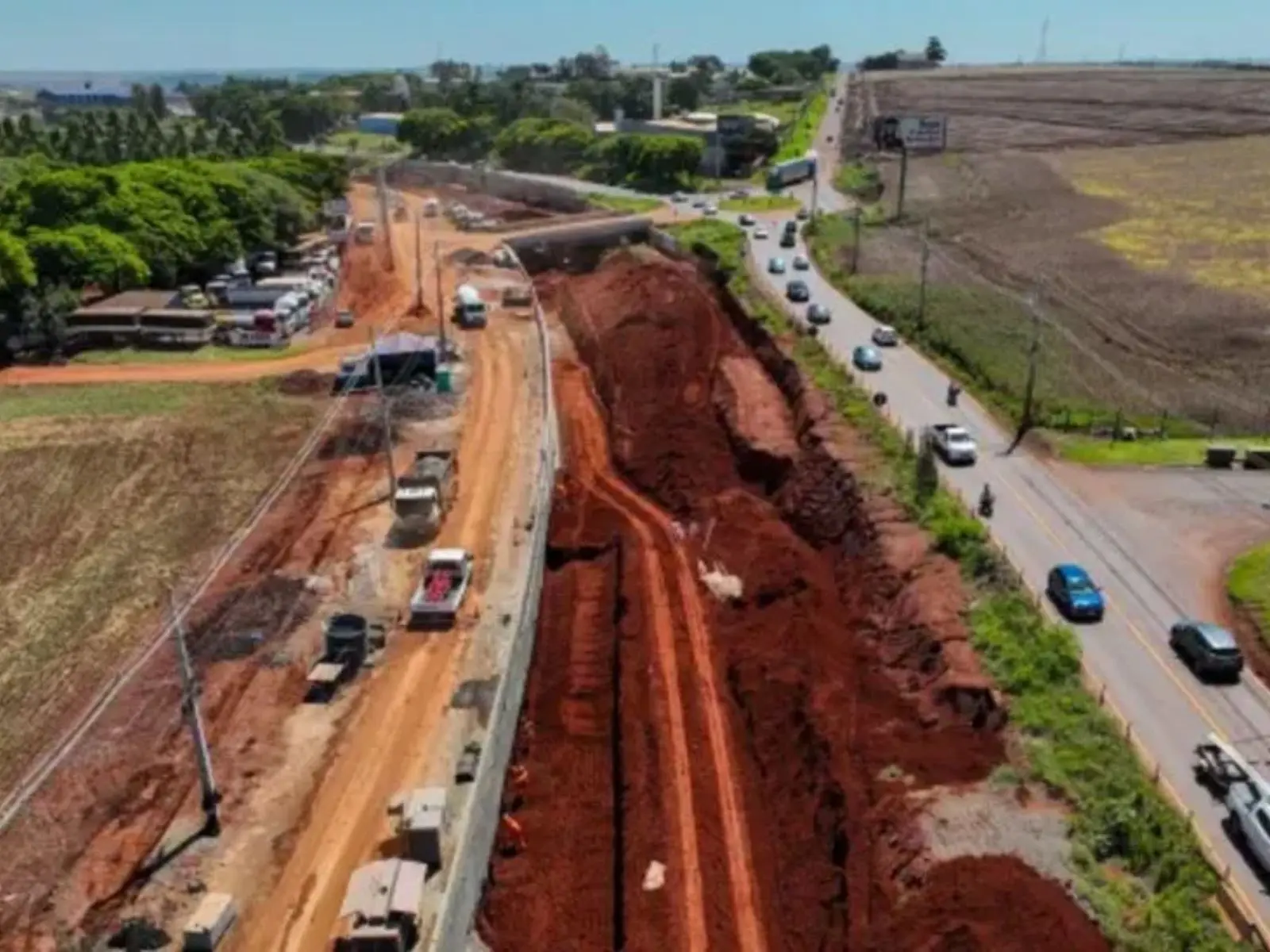 obras de duplicação da PR-317