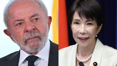 O presidente Luiz Inácio Lula da Silva (PT) e a premiê do Japão, Sanae Takaichi Imagem referente a matéria