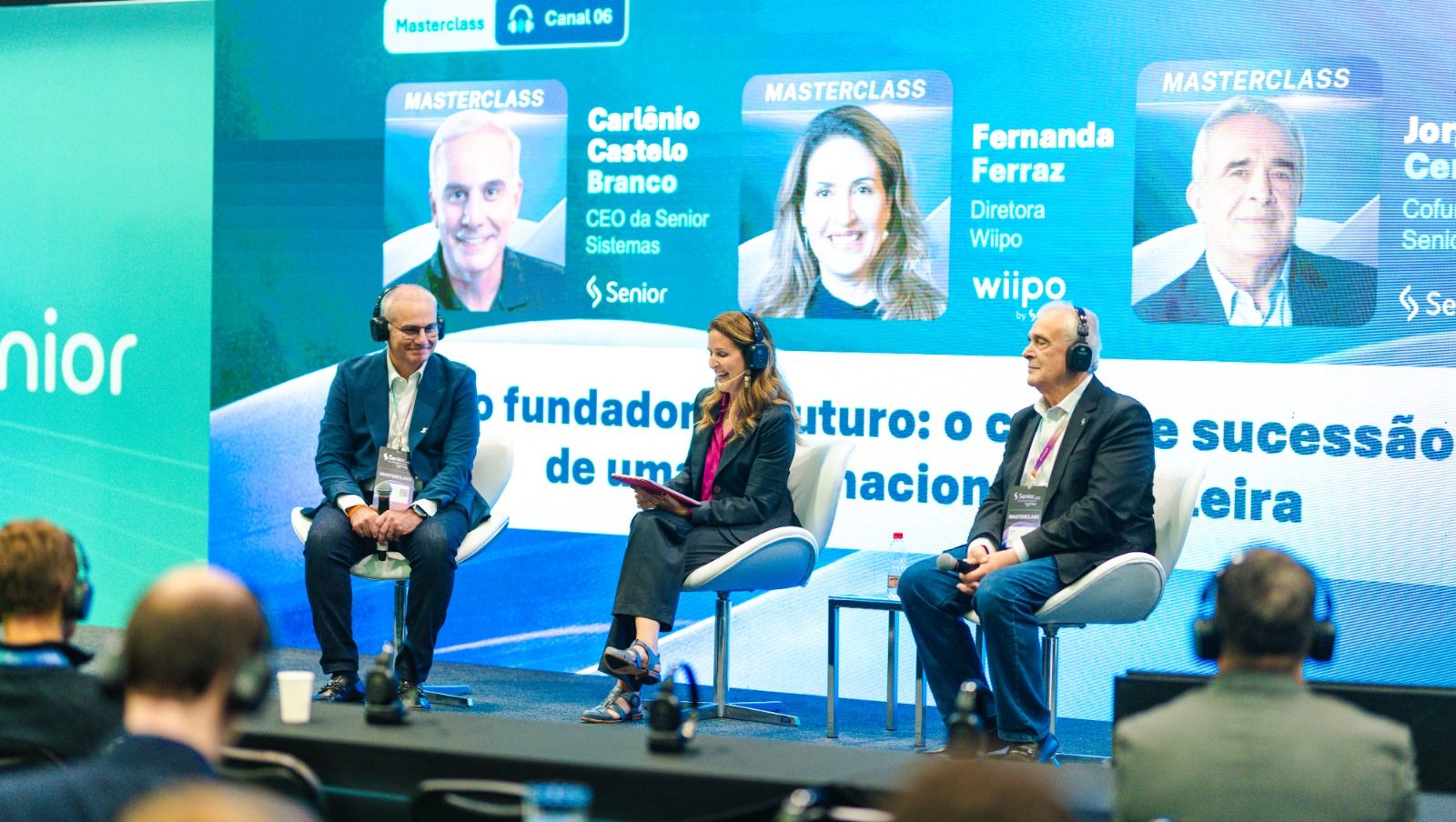 Painel reuniu Jorge Cenci e Carlênio Castelo Branco para debater sucessão, governança e os desafios da nova geração de lideranças empresariais.