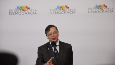 O presidente da Colômbia, Gustavo Petro Imagem referente a matéria