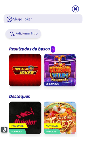 Ícone do Mega Joker mostrado na PlayUZU