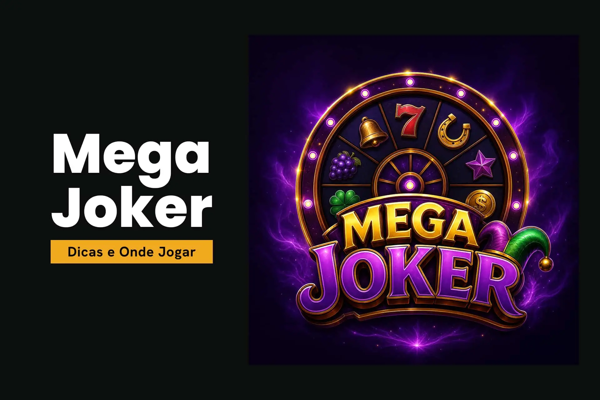 Guia do slot Mega Joker com dicas e cassinos onde jogar.