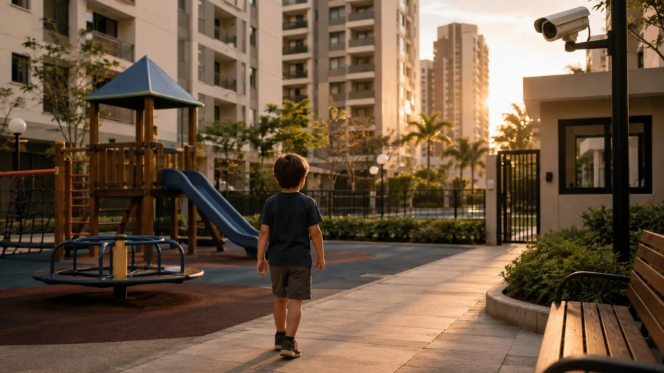 Especialistas alertam que a sensação de segurança nos condomínios não elimina a necessidade de supervisão de crianças nas áreas comuns.