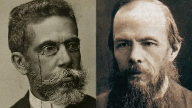 Machado de Assis e Dostoiévski: dois gigantes da literatura. Imagem referente a matéria