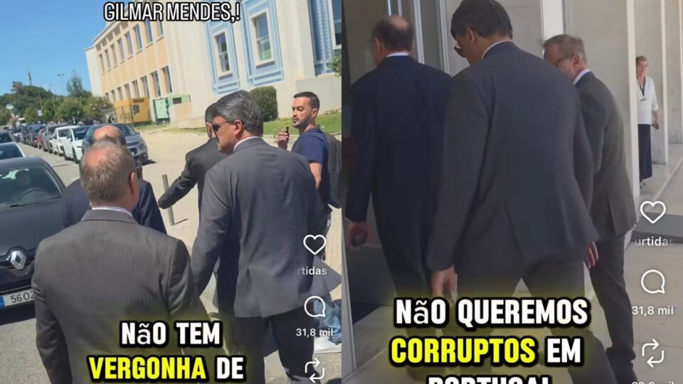 Jornalista português detido no Brasil antes de ato de Bolsonaro confronta Gilmar Mendes