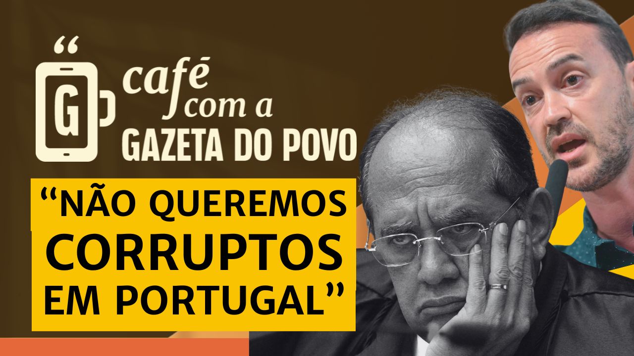 Jornalista português confronta ministro Gilmar Mendes em Lisboa
