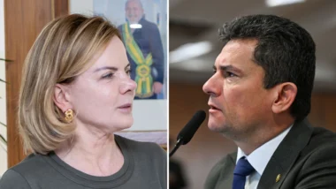 Gleisi Hoffmann e Sergio Moro