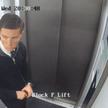 Henry Nowak deixando o prédio onde morava, três horas antes de ser morto: caso chocante. Imagem referente a matéria
